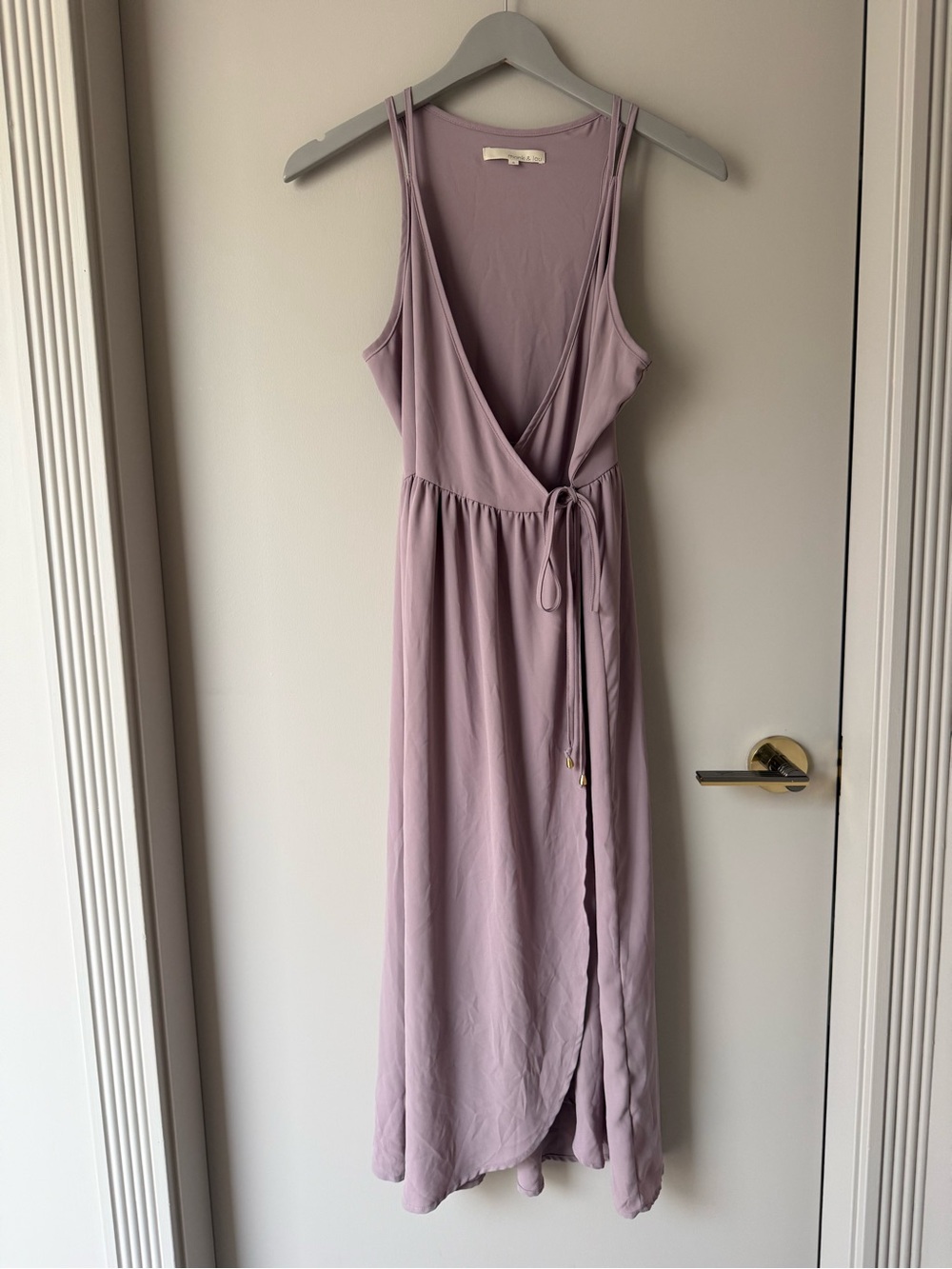 Monk & Lou Sleeveless Wrap Dress